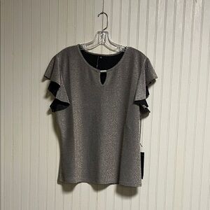 Elegant Ruffle Sleeve Top